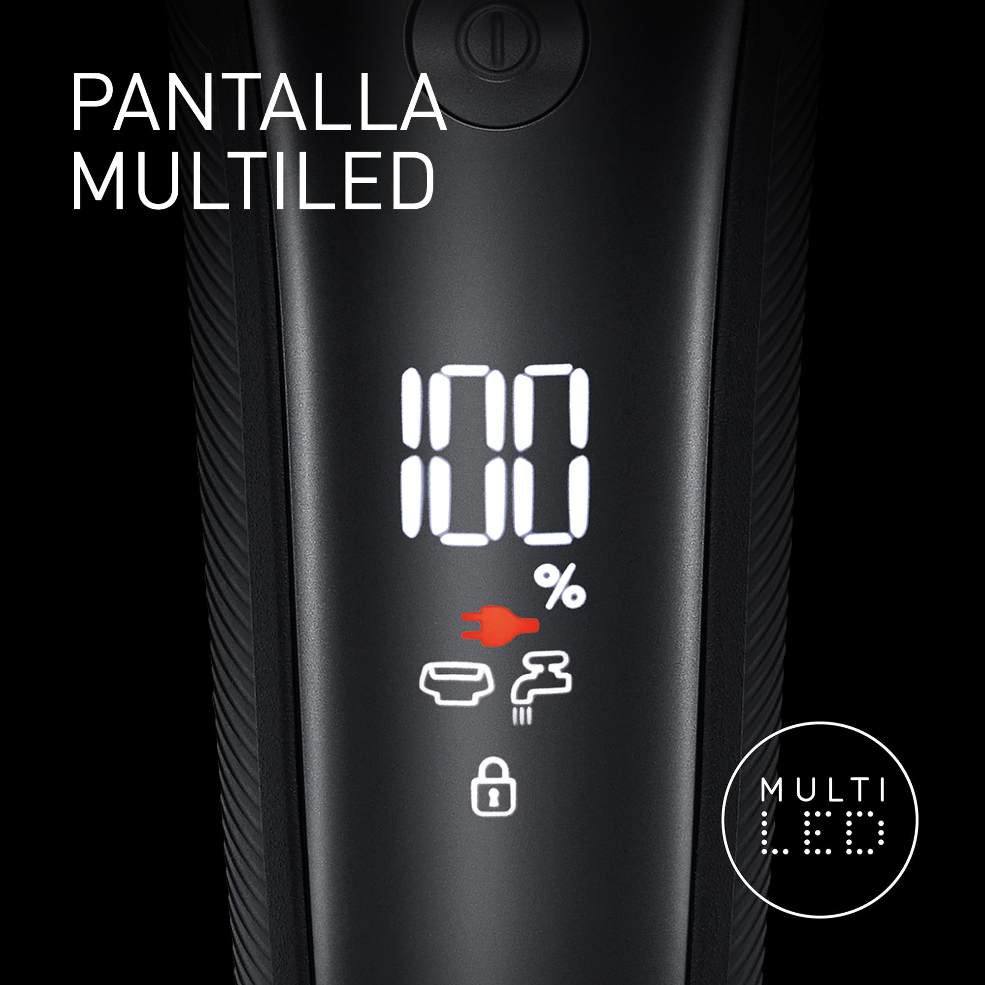 Panasonic Series 900+ ES-LS9A Afeitadora Eléctrica De 6 Hojas En Seco Y Húmedo Para Hombres, Afeitadora Eléctrica Con Sensor De Barba Sensible, Limpieza Automática Y Sistema De Carga