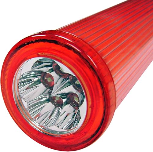 Miniatura 3 de Dorcy Varita de señal LED multifunción de 20 lúmenes de 12 pulgadas con correa de muñeca, naranja (41-1063)