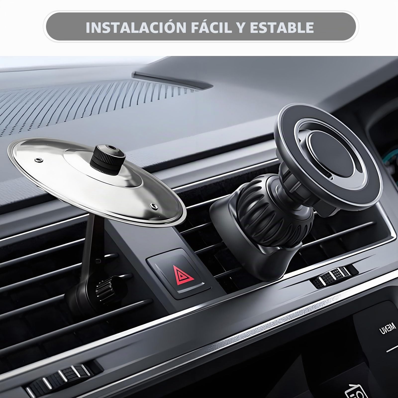 Platillo Bateria para Coche, Car Cymbal Drum Air Vent, Presa d'aria per Piatti per Auto, Mini Car Crash Cymbal