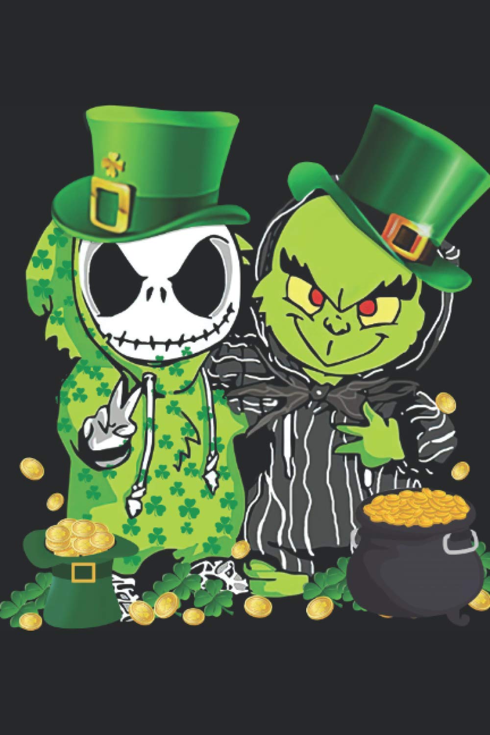 St Patricks Day Irish Baby Jack S k e l l i n g t o n and Baby Grinch: St Patricks Day Irish Baby Jack S k e l l i n g t o n and Baby Grinch