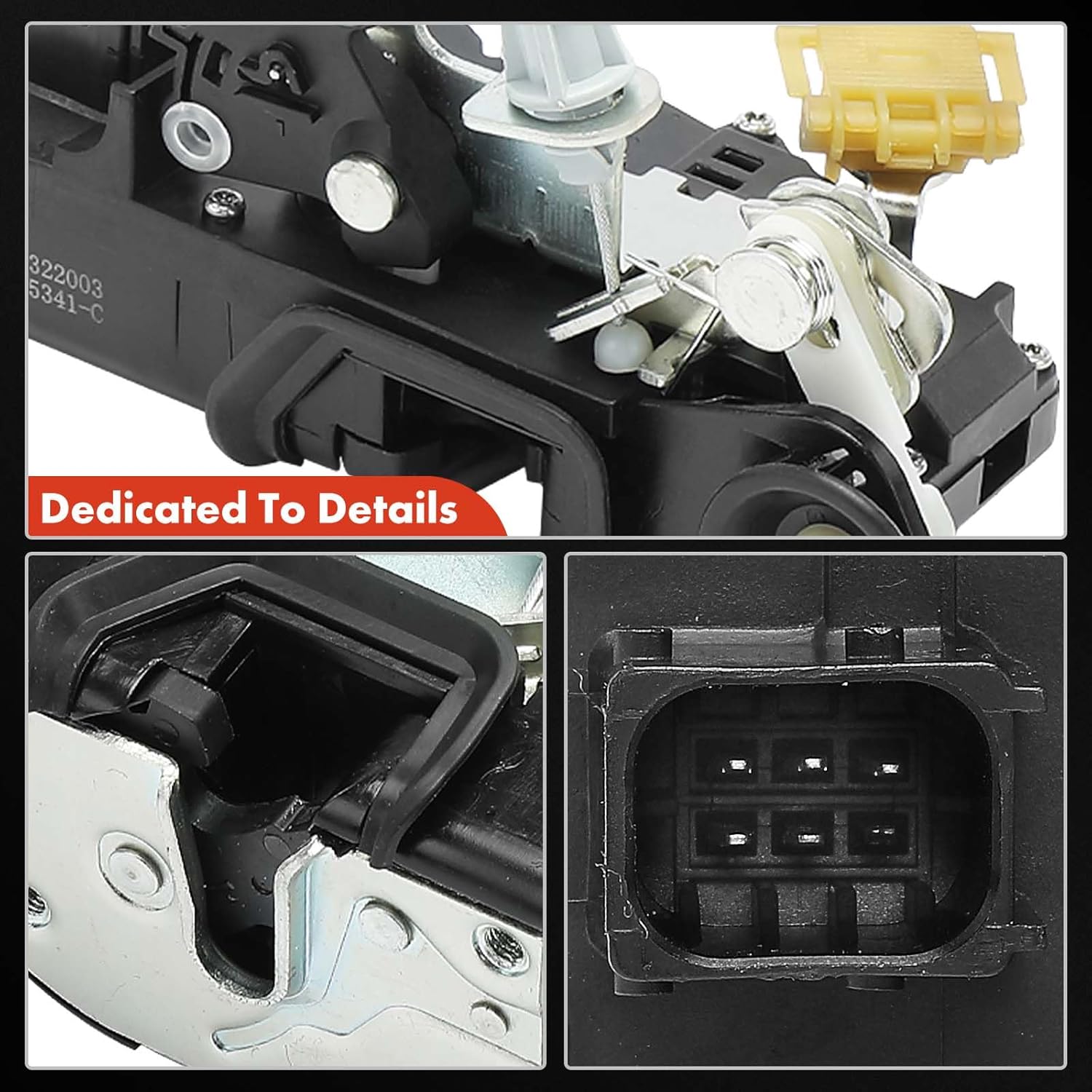 A-Premium Rear Left Driver Side Door Lock Actuator Compatible with Cadillac CTS 2008-2014
