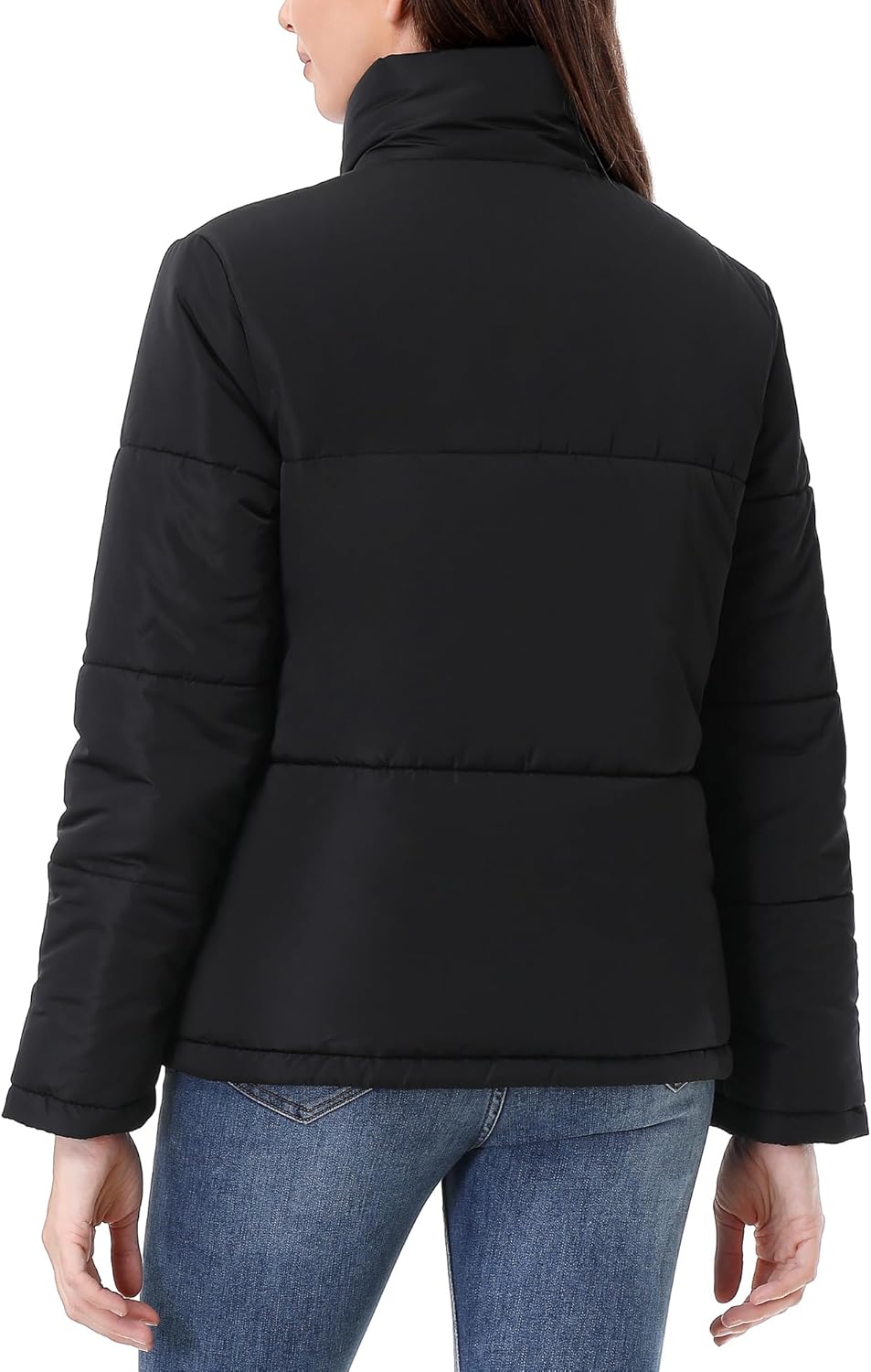 Women's Warm Winter Coat Waterproof Puffer Jacket Full-Zip Lightweight Winter Jacket - Image 4