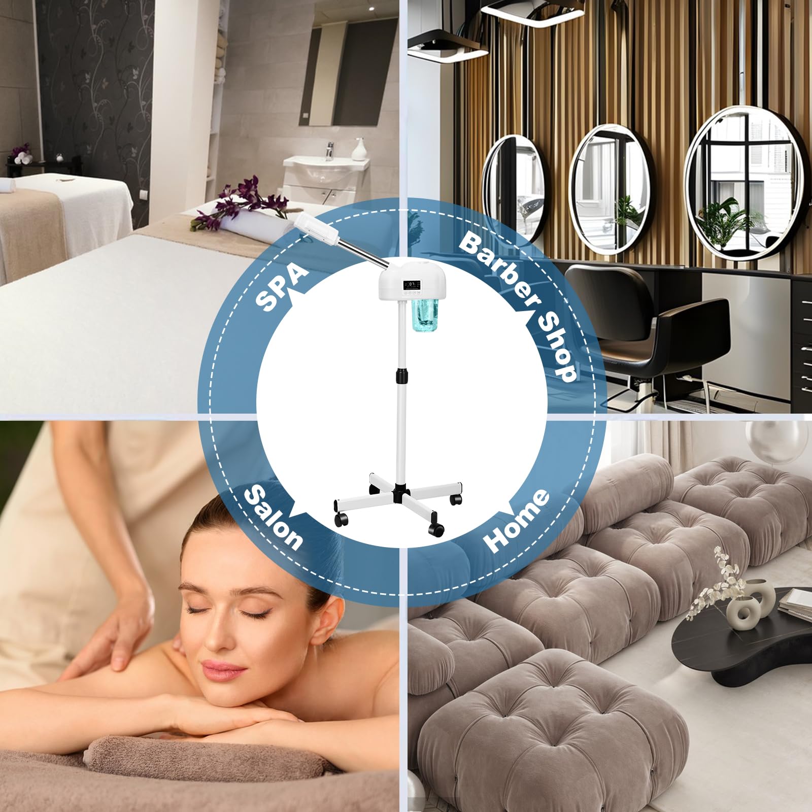 Amazon.com: Professional Facial Steamer, Nano Ionic Hot Mist Spray