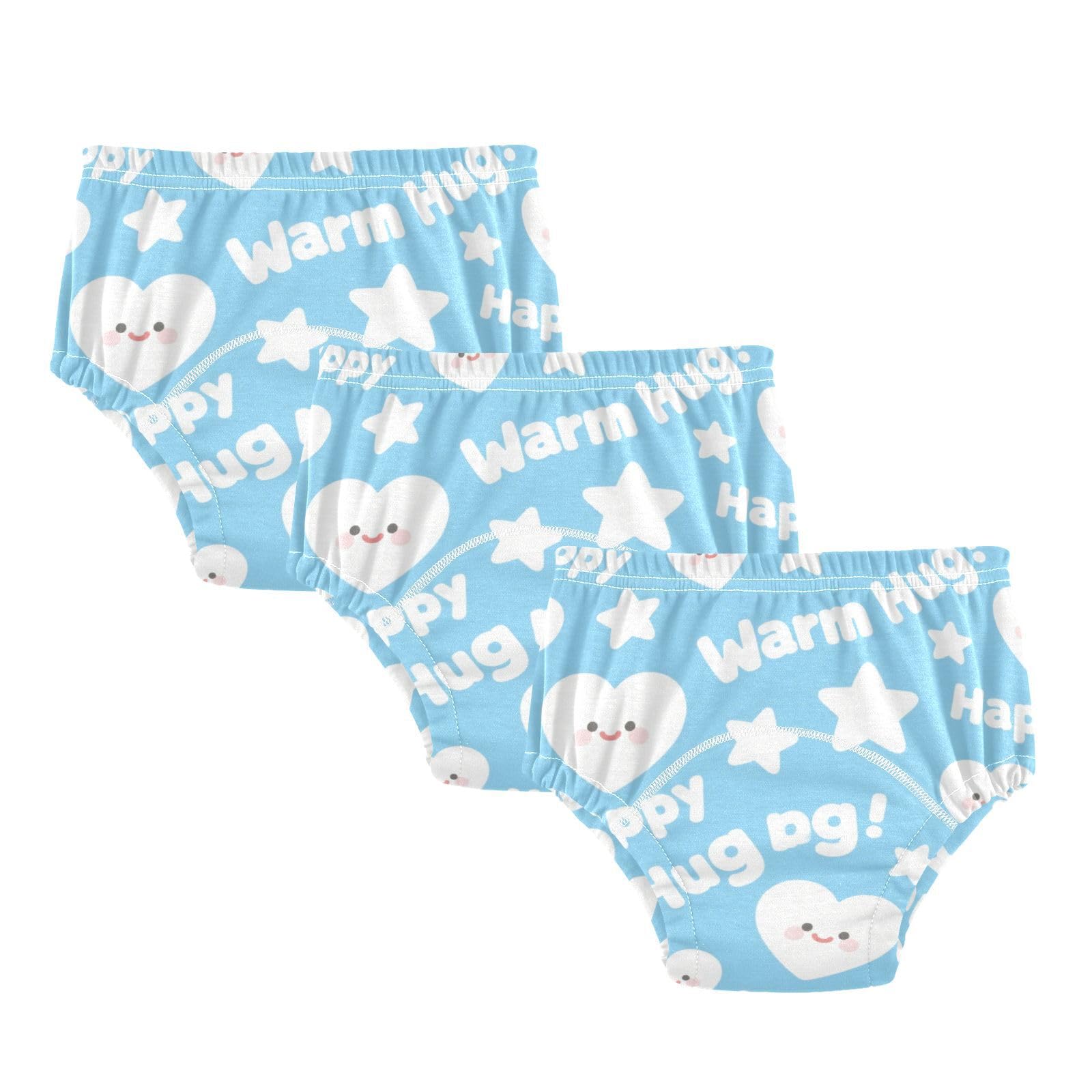 Little Boys Training Underwear Leakproof Boxer Briefs Boxer Briefs Underwear Set for Toddler Boys 3T Cute Heart Star
