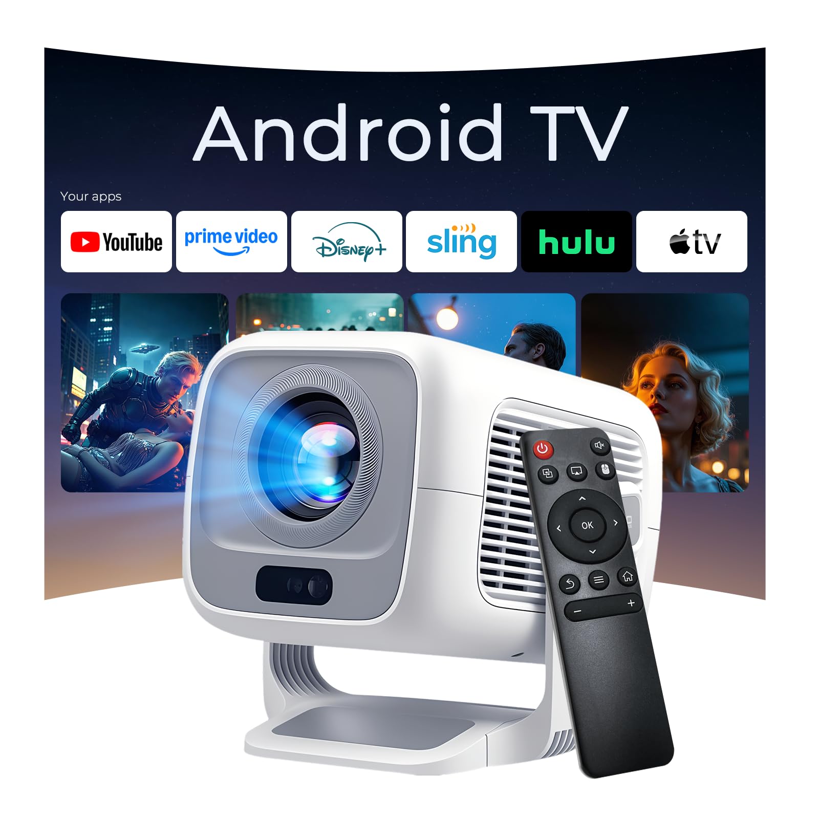 Smart Projector for Bedroom