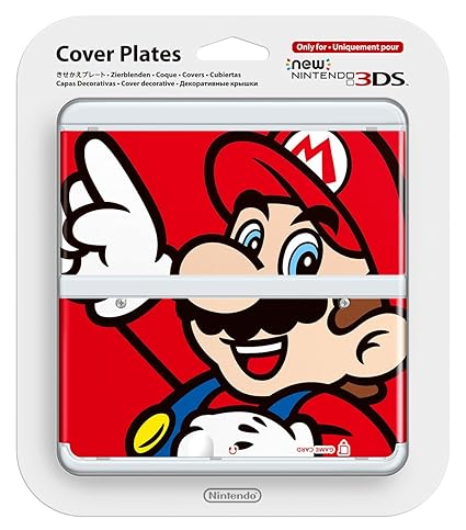 New Nintendo 3ds Cover Plates Mario Only for Nintendo New 3DS Japan Import