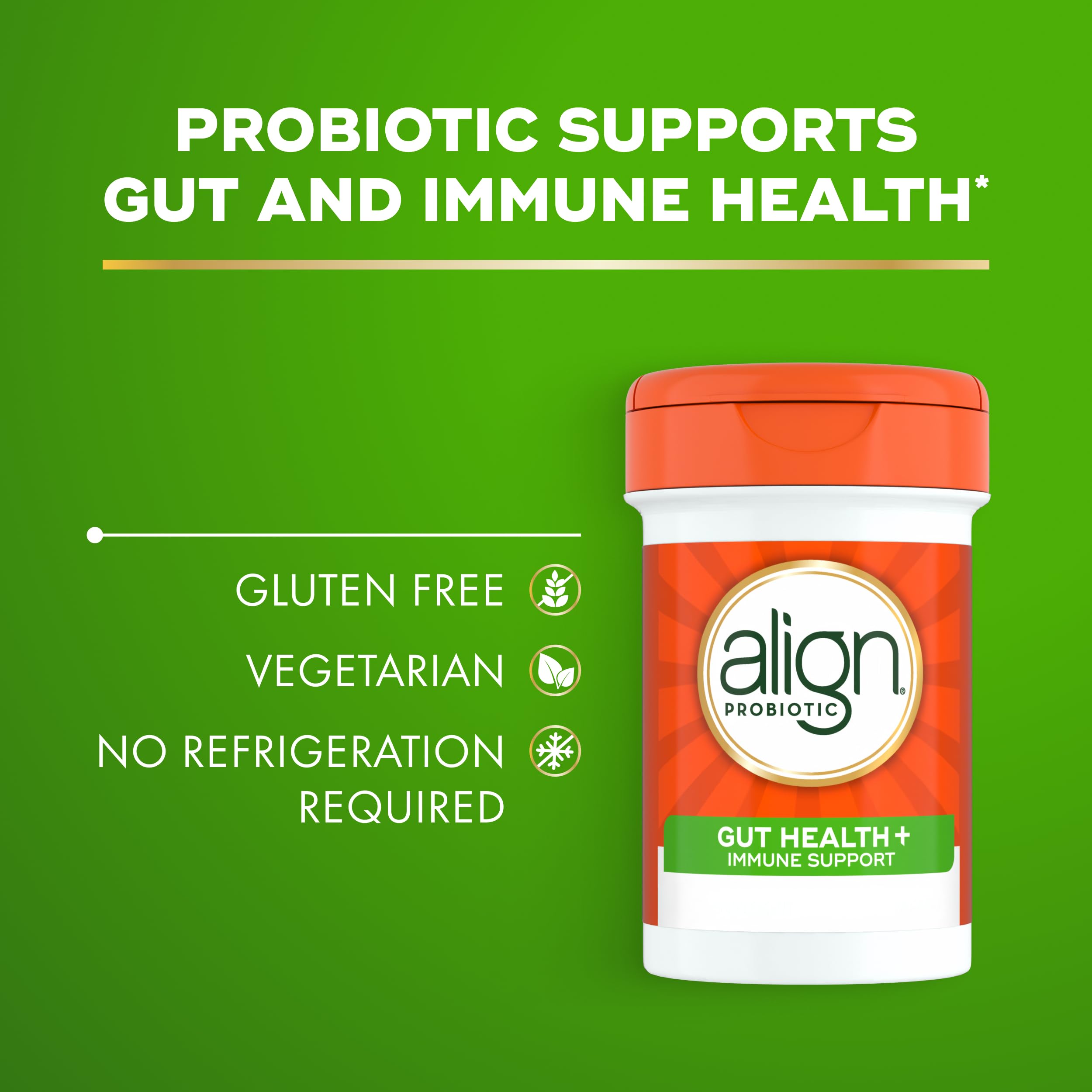 Align Probiotic, Gut Health + Immune Support Probiotic, Probiotics for Women and Men, Probiotics for Digestive Health and Immune Health, #1 Doctor Recommended Brand‡, 28 Capsules — Amazon image 2
