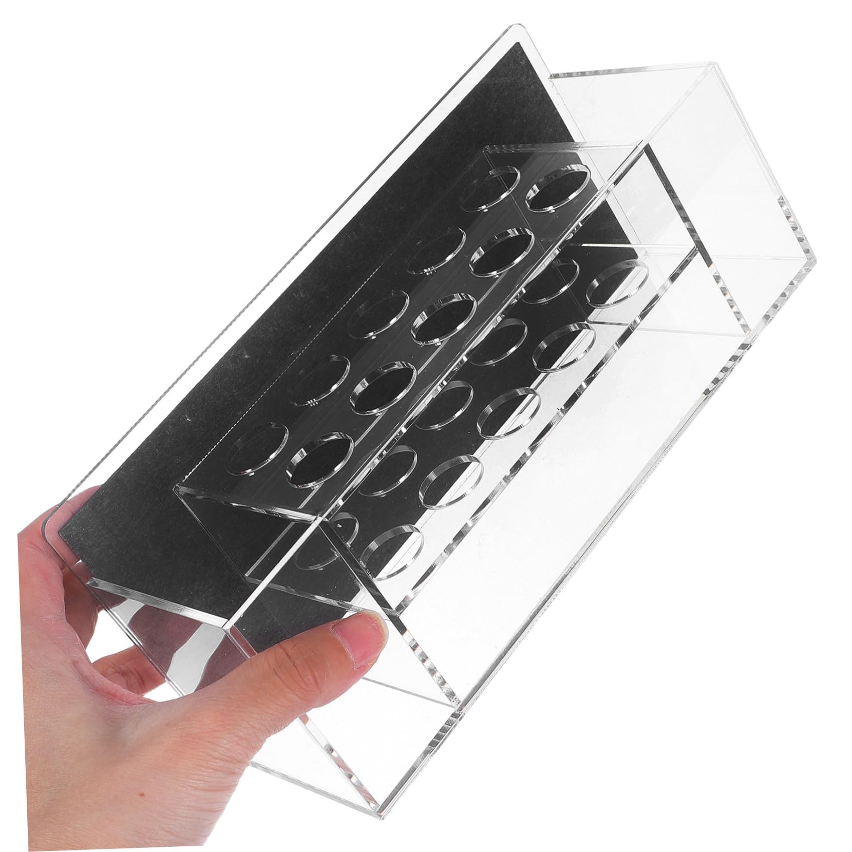Veemoon Porta Rotuladores Magnéticos Soporte De Tiza Para Blackboard Soporte De Pizarra Magnética Accesorios De Pizarra Magnética Transparente Acrílico