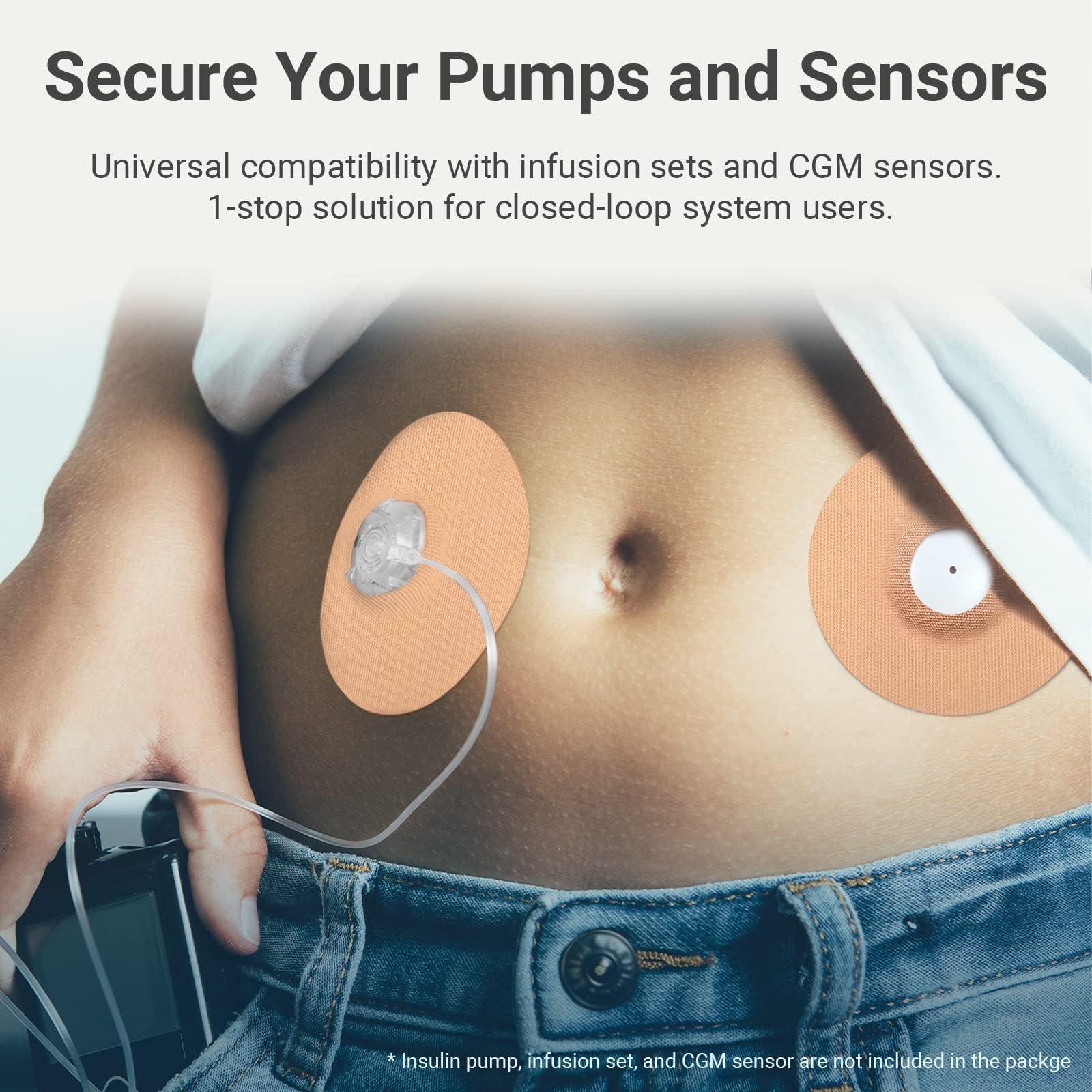 Amazon | KOVOQ 40枚パック 粘着パッチ Libre 2 & Lingo、Medtronic