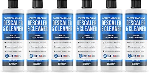 Miniatura 1 de Solución de descalcificación (12 usos) Limpiador descalcificador para máquina de café  Compatible con Breville Keurig Nespresso Delonghi y más