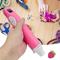 Vista 7 de Pistola de calor, mini pistola de aire caliente para manualidades, pistola de aire de calor portátil, herramienta para gofrar, envoltura retráctil
