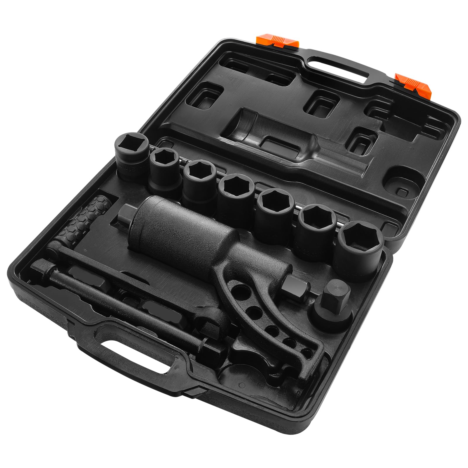 VEVOR Set di Chiave Dinamometrica 25,4 mm Rapporto 1:64 Moltiplicatore di Forza con 8 Bussole, Set Moltiplicatore di Forza Svita Bulloni per la Rimozione dei Dadi per Riparazione Auto Officina Garage