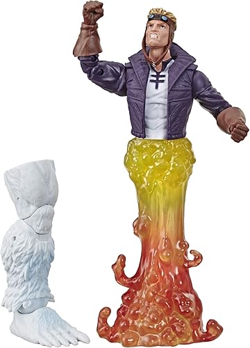 Marvel Classic Hasbro Legends Series - Figura de acción coleccionable de 6 pulgadas (colección X-Men/X-Force), con parte de figura de Wendigo,