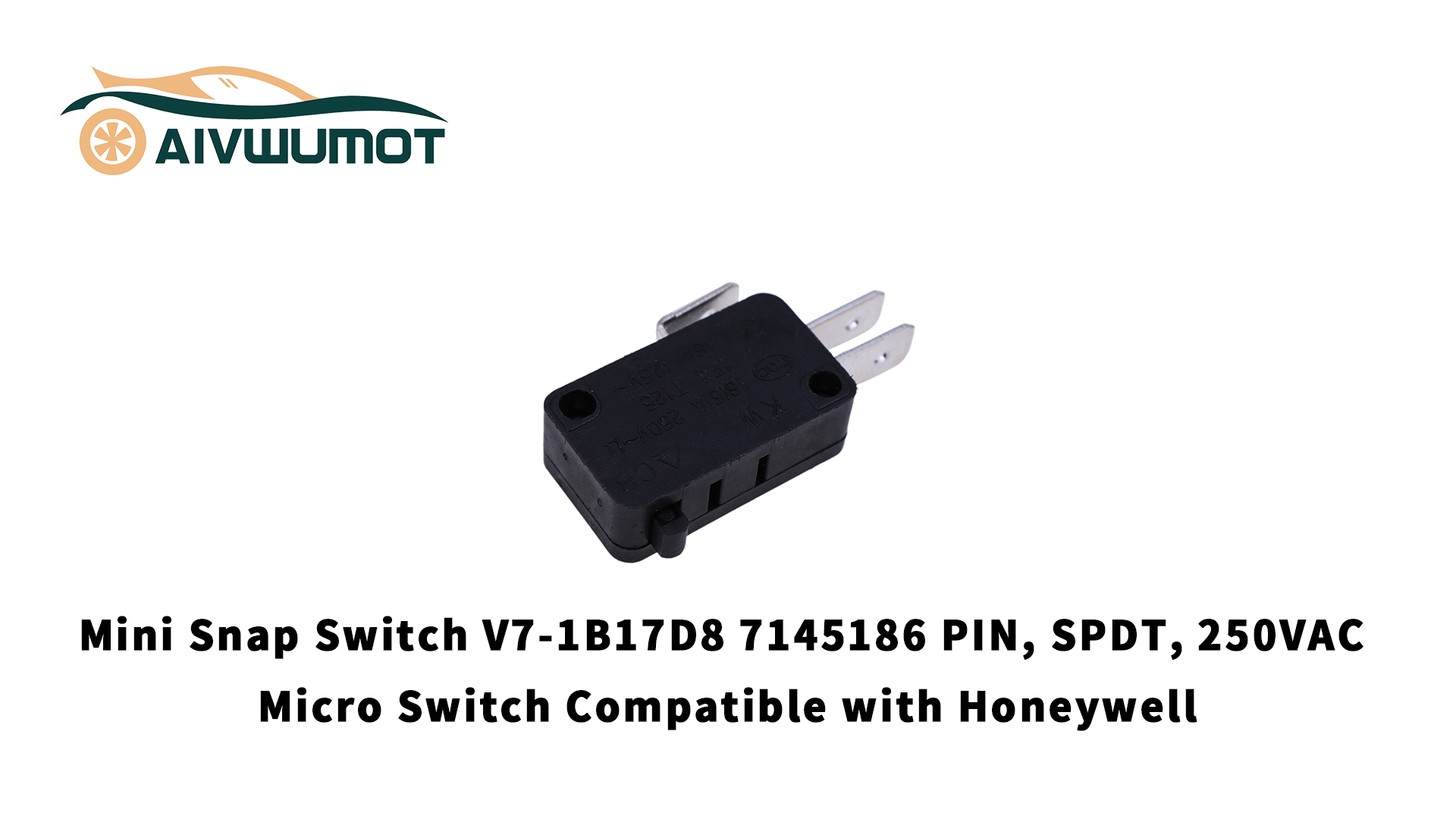 Amazon.com: Mini Snap Switch V7-1B17D8 7145186 PIN, SPDT, 250VAC