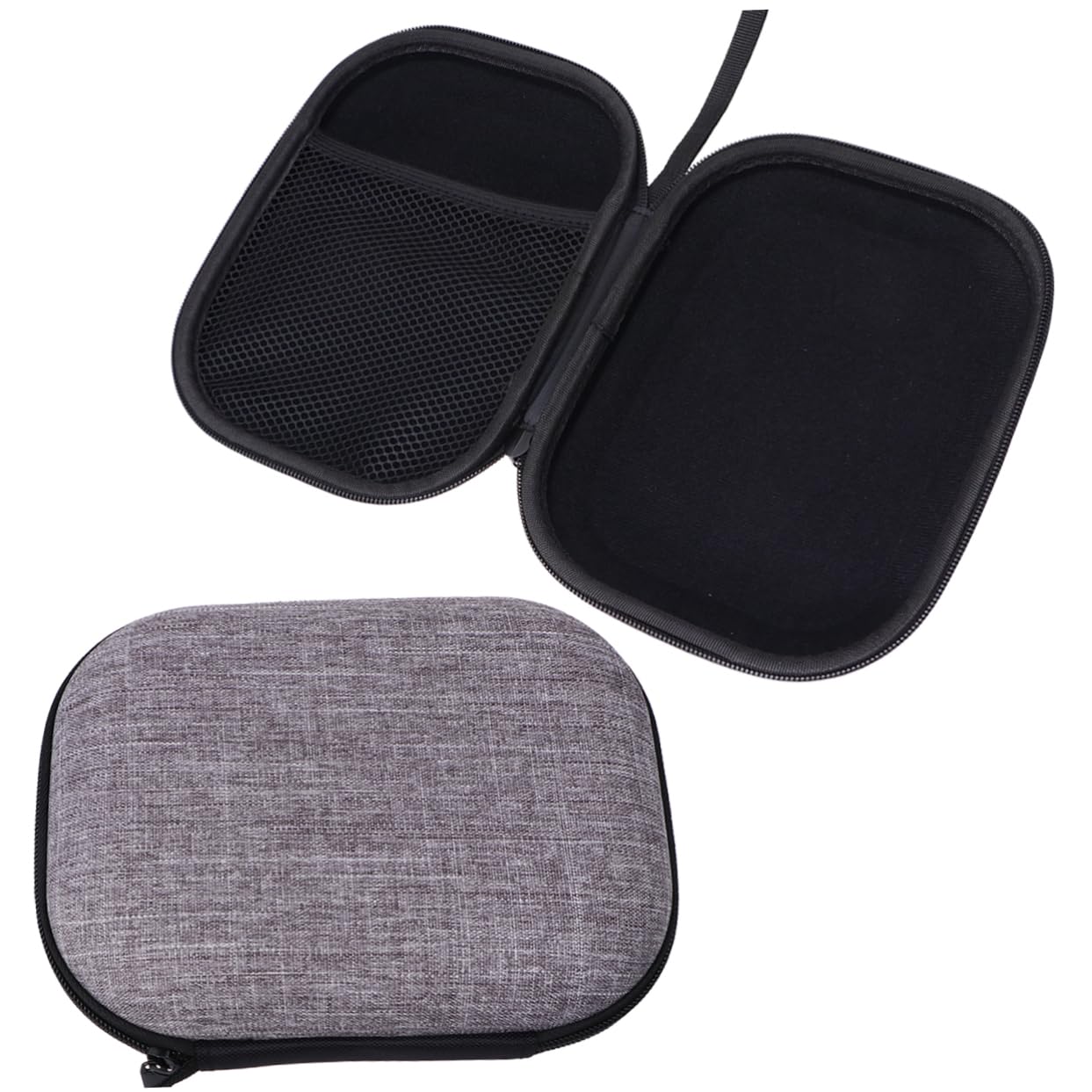 OSALADI 3piezas Funda De Almacenamiento para Auriculares Estuche Portátil y Protegido Compatible Material PU Diseño Cremallera Accesorios De Viaje