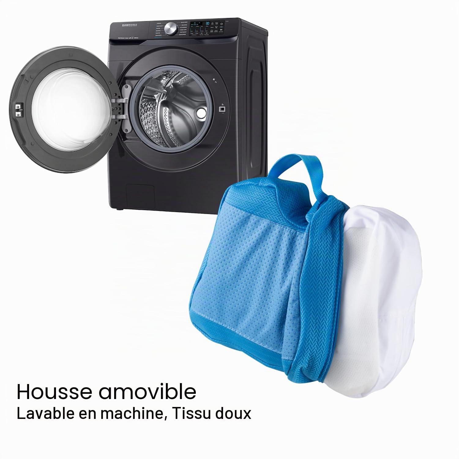 Siège rehausseur de jacuzzi pour adultes, poids inférieur (6 sections) et design antidérapant, accessoires de jacuzzi à séchage rapide, convient pour intérieur ou extérieur, avec housse de