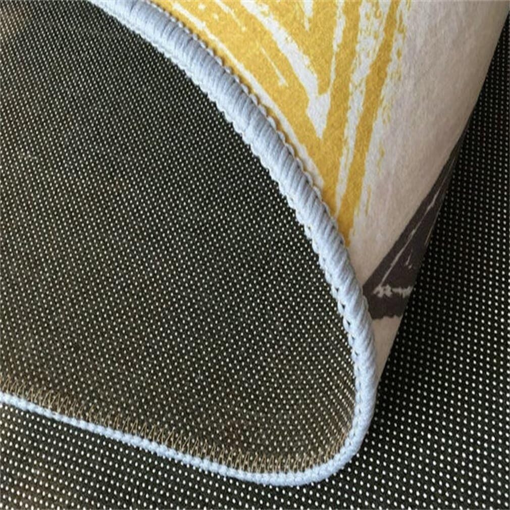 Tappeto blu grigio 140 x 200 cm, morbido e facile da pulire, per camere da letto e soggiorni, elegante runner per corridoi, arredamento accogliente per la casa