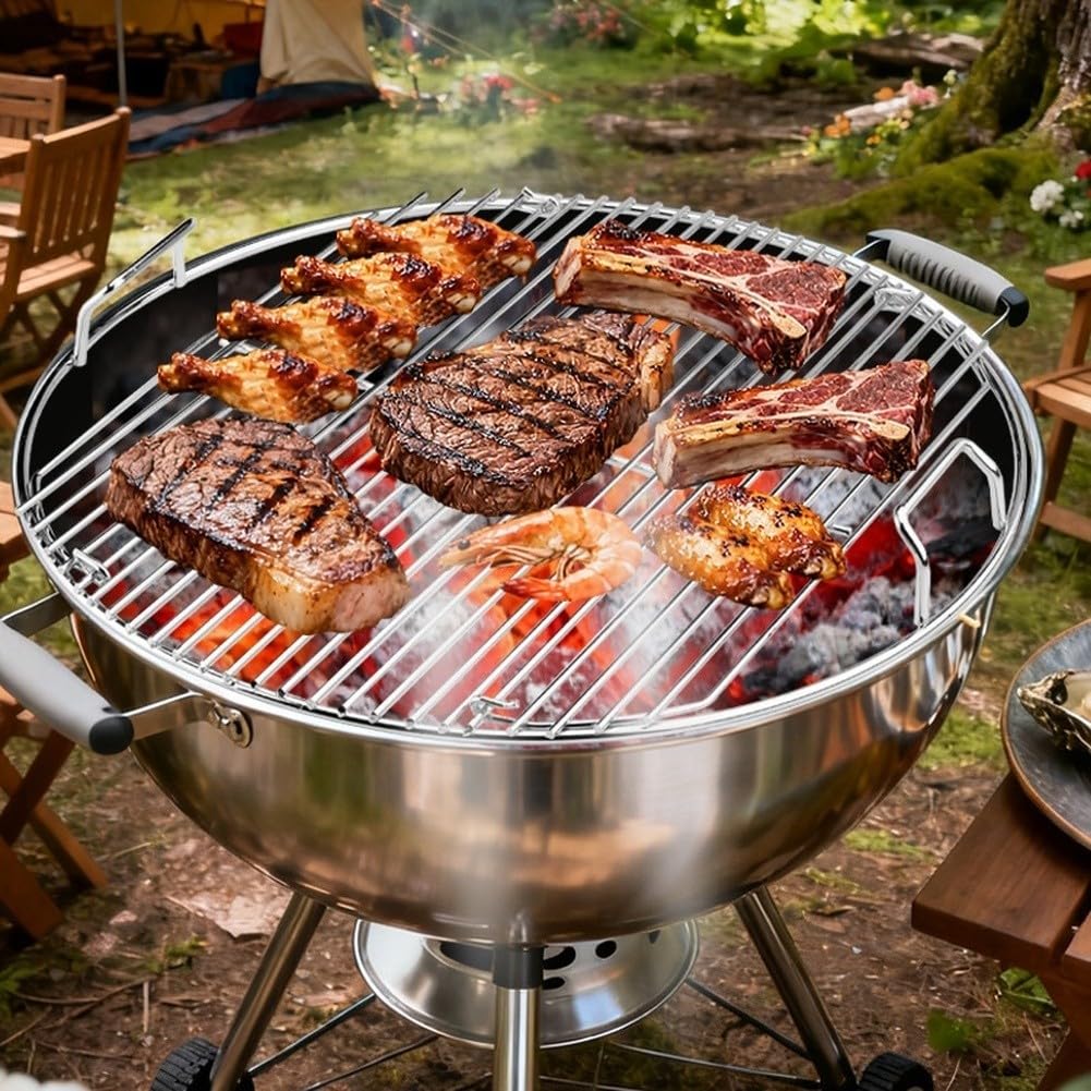 Rejilla Grill para acero Inoxidable Antiadherente 17 Pulgadas