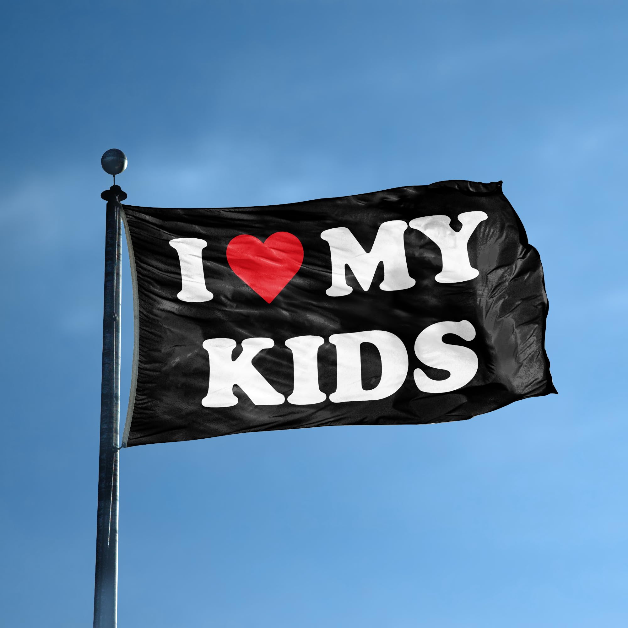 Amazon.com : I Love My Kids I Heart Flag - 3x5 ft High-Durability