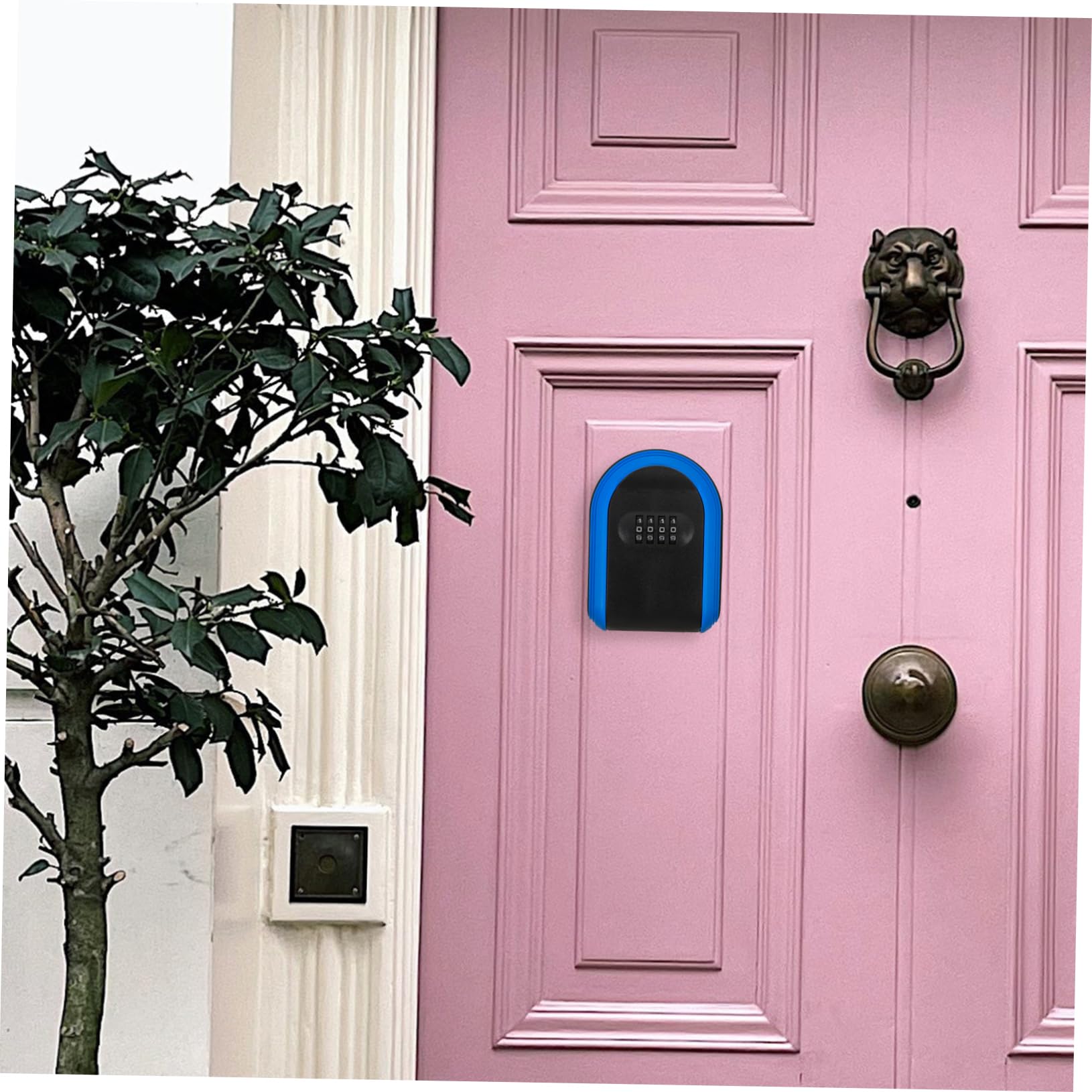 Lurrose 4pièces Boîte à Clés Sécurisée avec Verrou De Sécurité Extérieur Résistante Aux Facile à Installer pour Rangement Pratique Clés