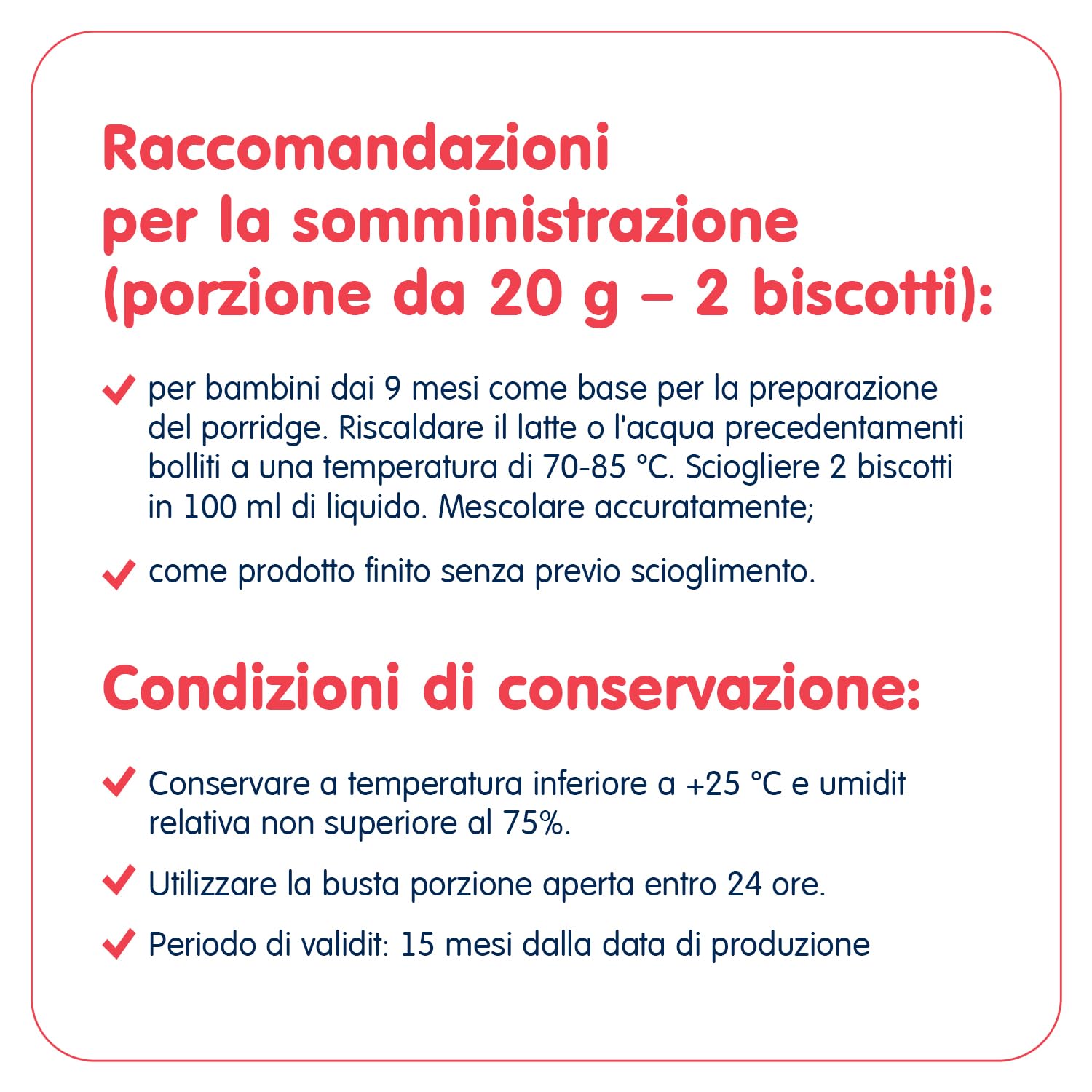 FLEUR ALPINE Biscotti Baby - Confezione da 12 x 2 deliziosi snack per bambini per una deliziosa colazione a base di porridge - Semplici biscotti integrali - 9 mesi
