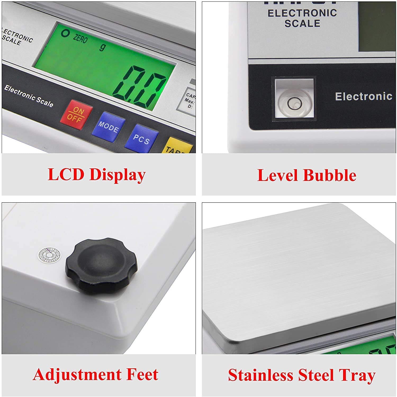Buy Bonvoisin Digital Gram Scale 0.1g Electronic Lab Weighing Scale Counting Scale Precision Lab