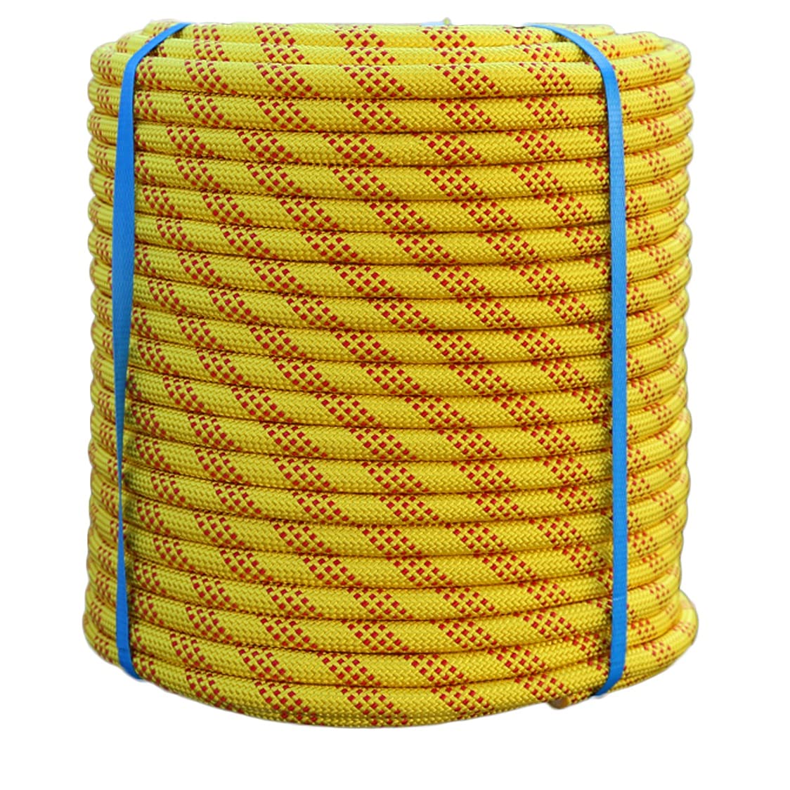 Corde de gréement Premium en Nylon/Polyester - matériel de pêche et de gréement Robuste, Convient également au Camping, au Jardinage et à la Voile - Corde d'ancre Jaune et Corde de balançoir