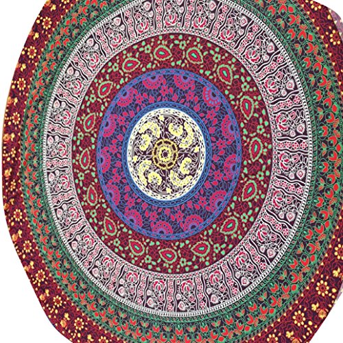 Deluxe Fitted Tablecloths - Round Tablecloth (Fits tables up to 48