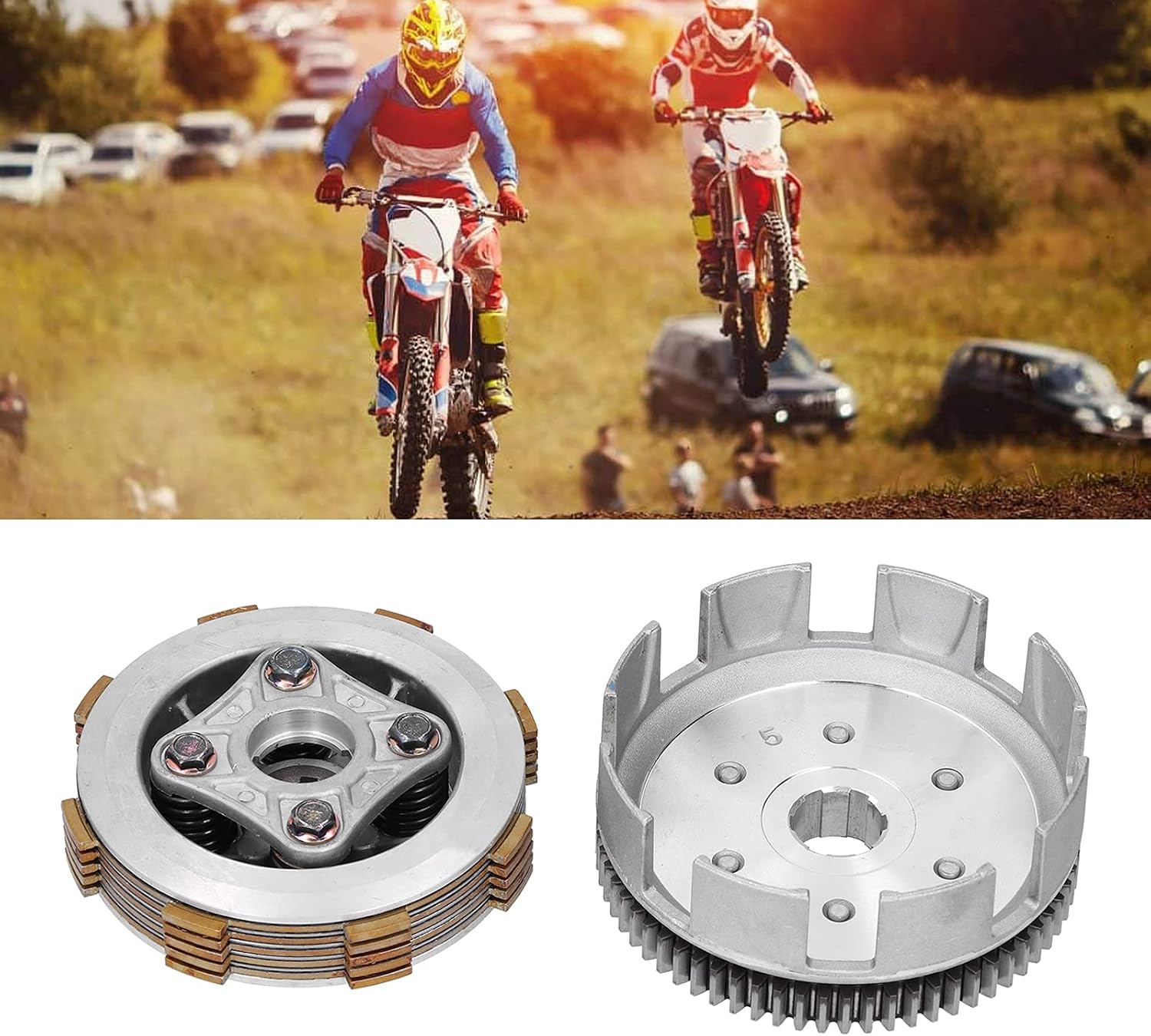 Motorcycle Clutch Assembly for LIFAN 140cc 150cc Manual Engine PIT PRO Trail Dirt Bike Thumpstar Quad ATV Dune