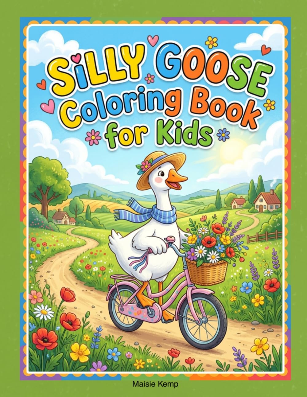 My Silly Goose Coloring Book for Kids: A World of Whimsy