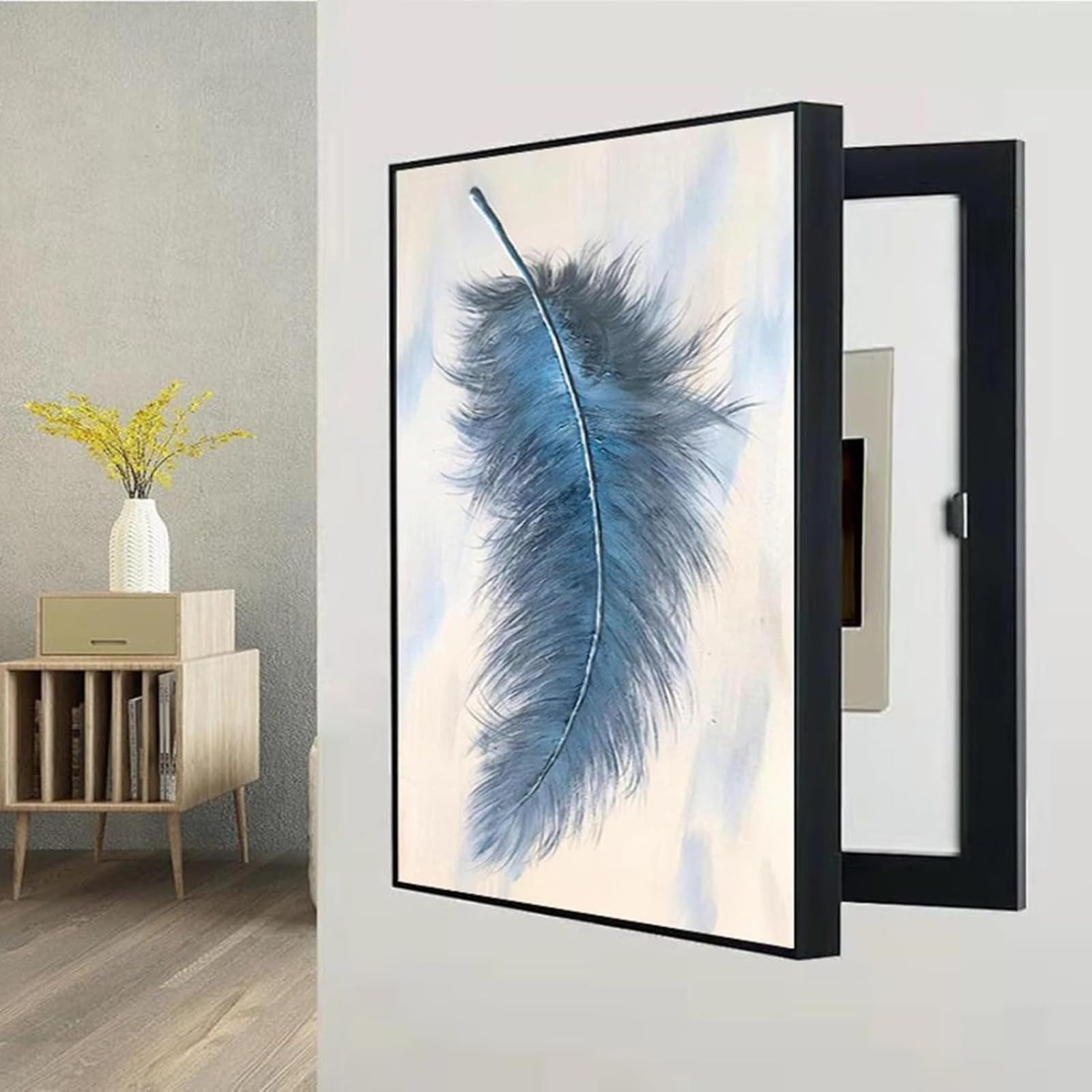 Scatola del Contatore Elettrico Coperchio Decorativo, Contatore della Quadro Copri Quadro Elettrico Decorativo Appeso, Nascondi Contatore