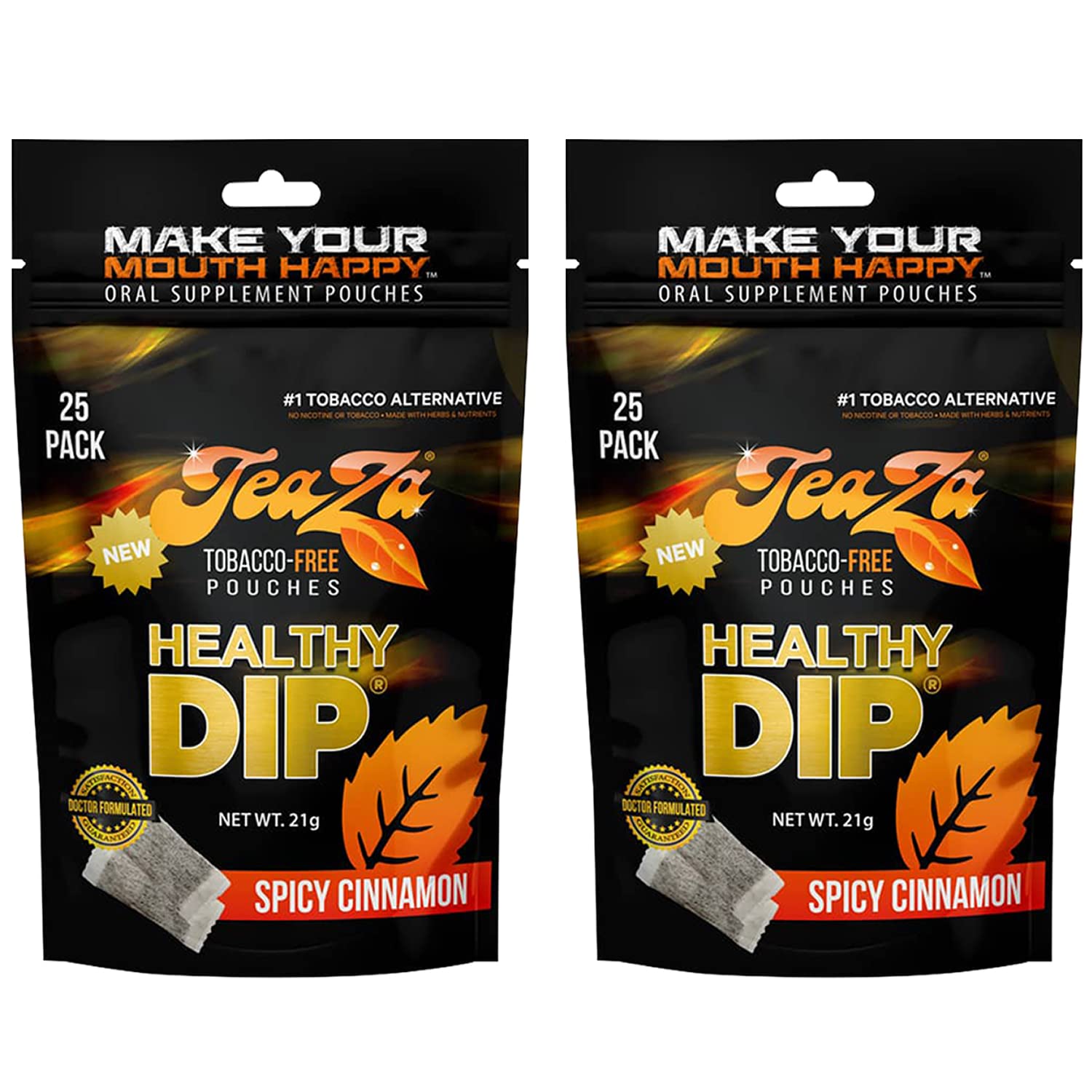 Buy Teaza Energy Pouches Smokeless Alternative Snuff y Dip Pouches with