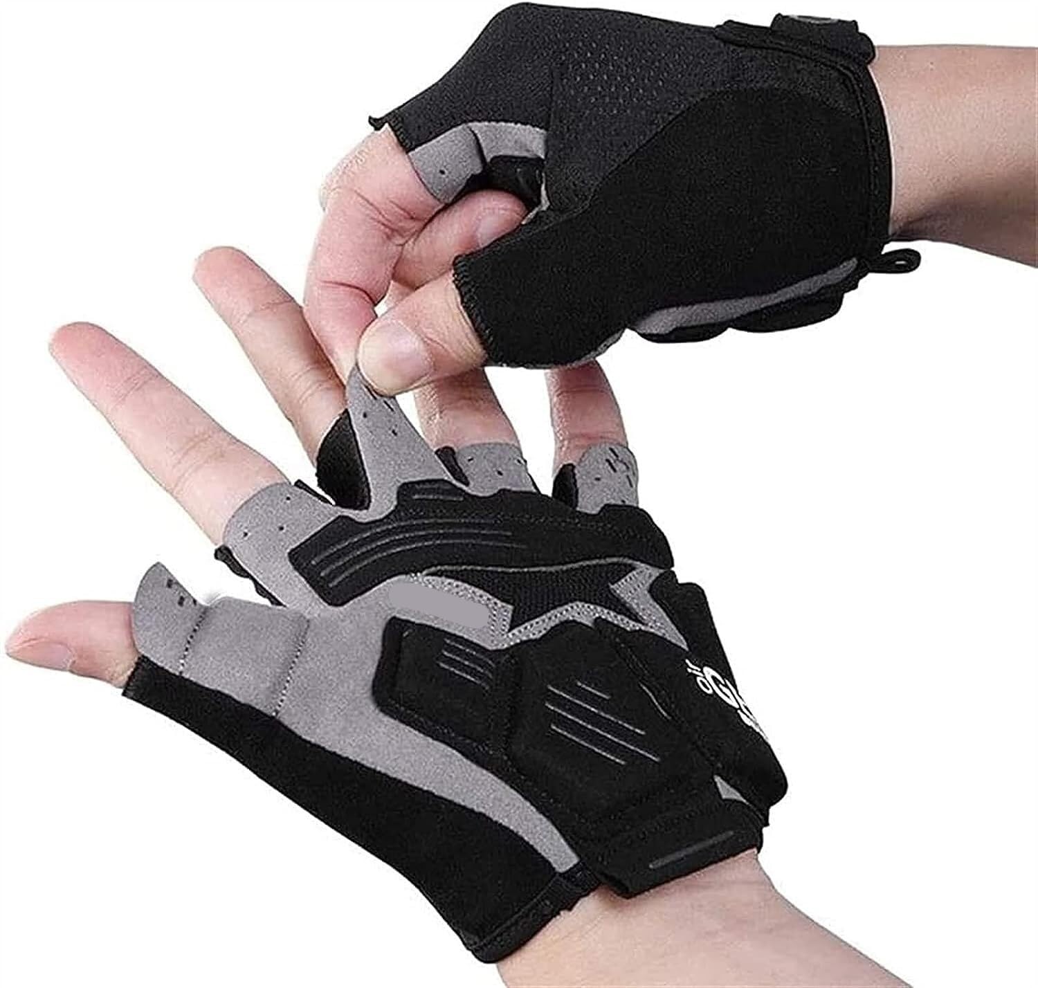 IRYZE Ciclo Guanti Guanti Mezze Guanti da Ciclismo Sportivi per Sollevamento Pesi Uomo Donna Gel Pad Antiscivolo Traspirante Uomini Donne