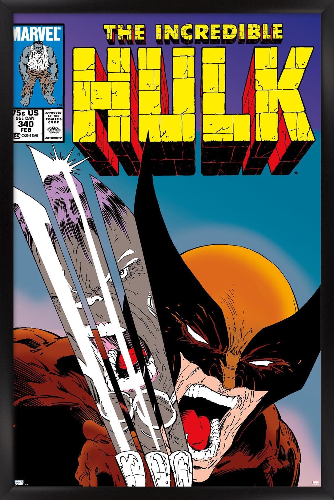 Amazon.com: Marvel Comics X-Men - Wolverine Incredible Hulk #340