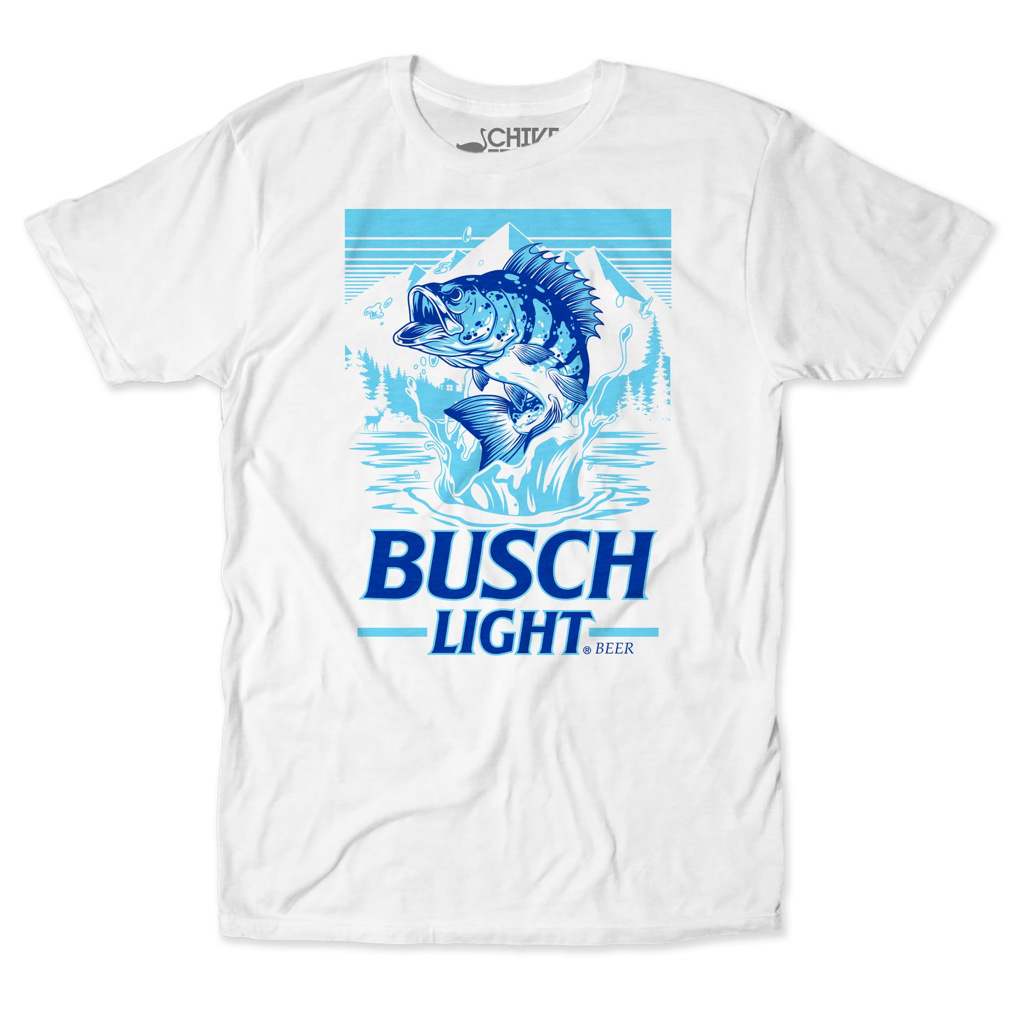 theCHIVEBusch Fishing Lake Day Beer T-Shirt