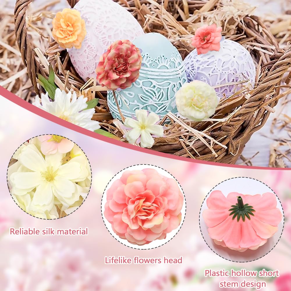 Cabezas De Flores Sintéticas Flores De Tela Sintética Flores | Cuotas