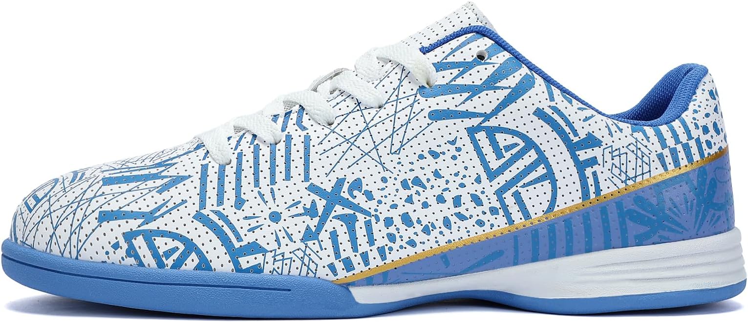 Zapatos de fútbol sala indoor para hombre talla 9.5 azul miniatura 2