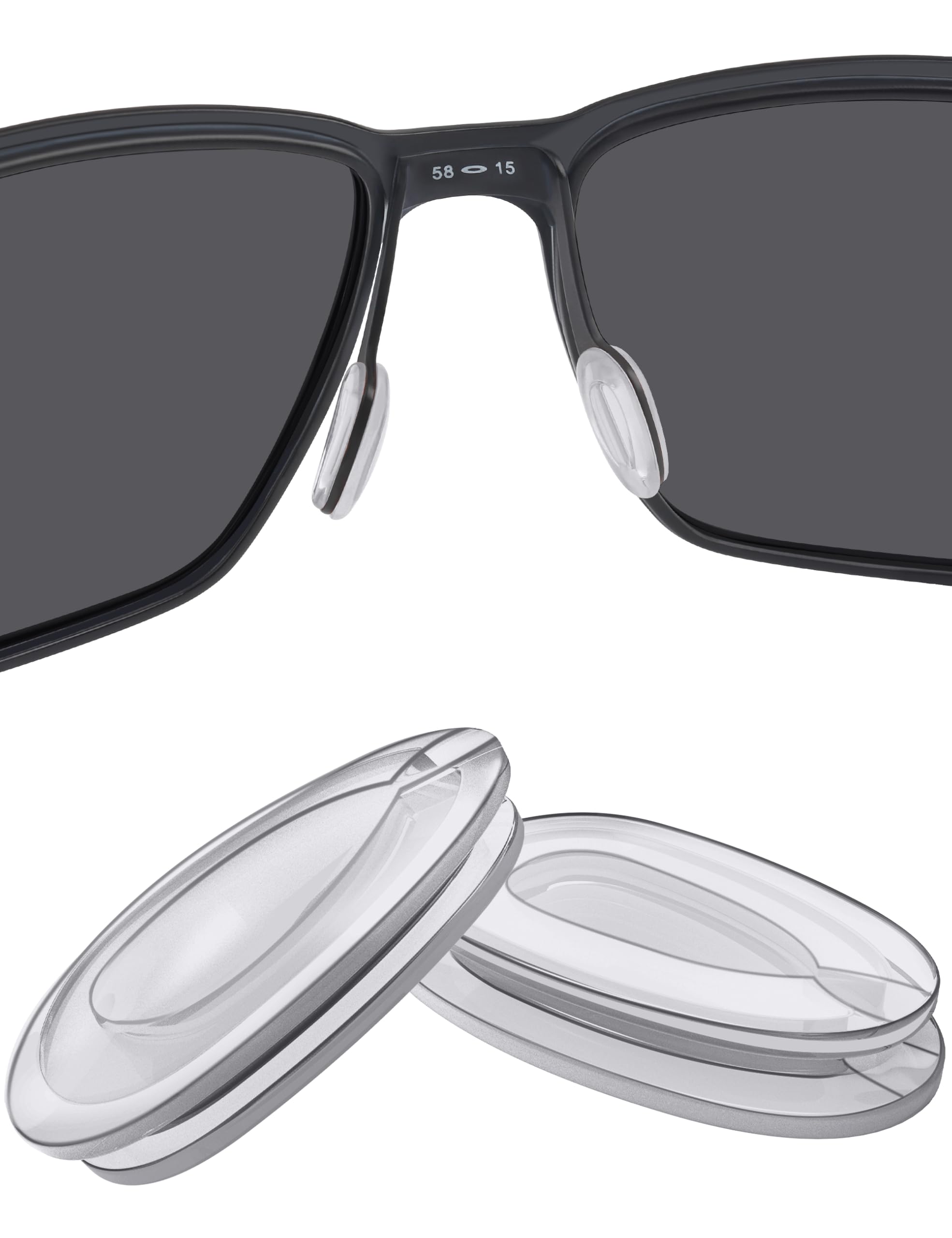 BLAZERBUCK Replacement Nose Piece Nose Pads for Oakley Holbrook Metal OO4123 Sunglass