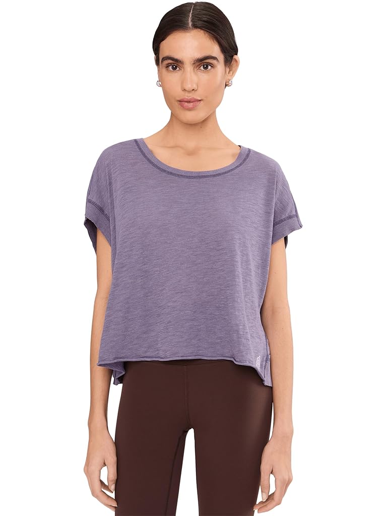 Gray Free People My Time Tee