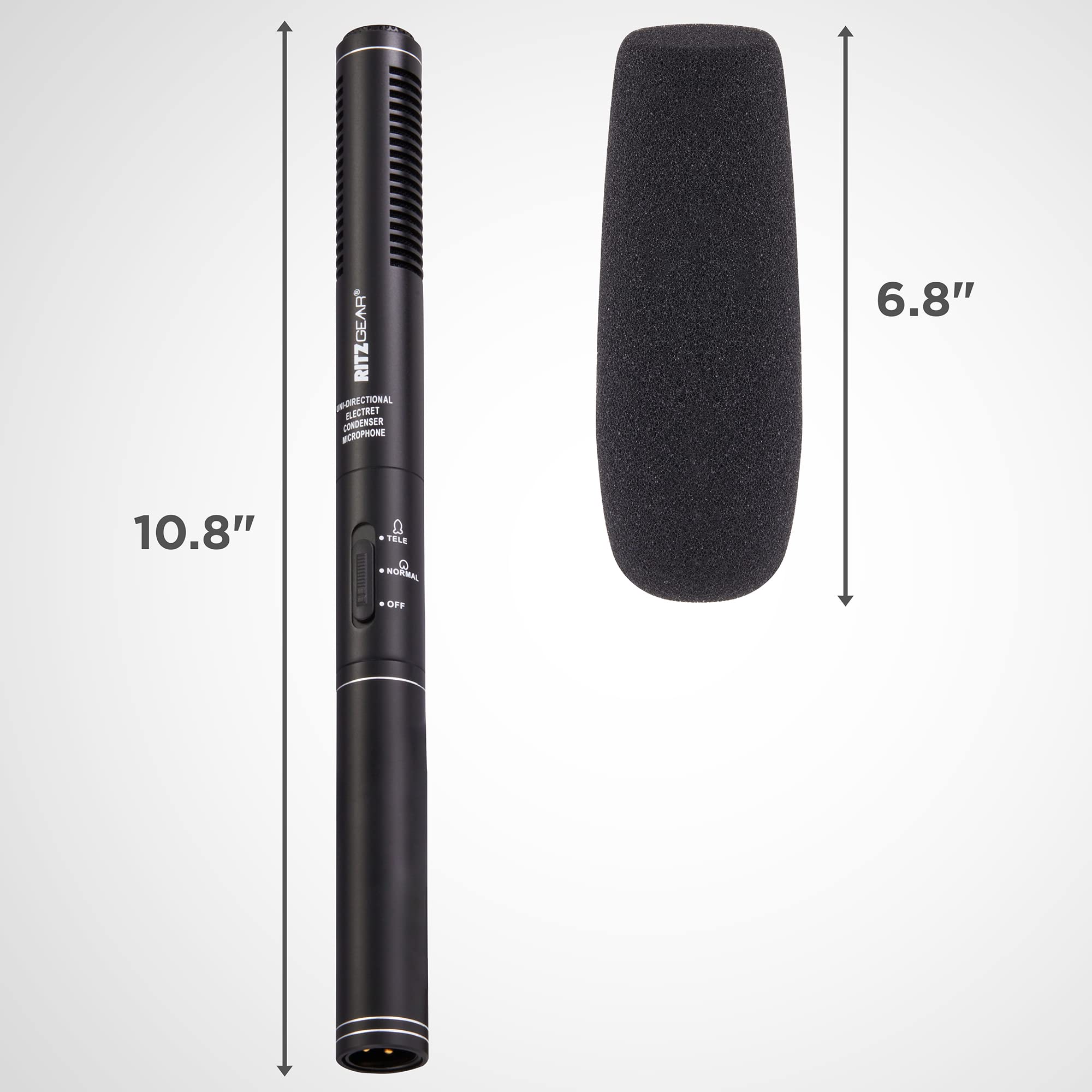 Zoom H4essential New H4n 4-Track Recorder with Ritz Gear Professional Video, Cinema and Broadcasting Shotgun Microphone for Indoor & Outdoor Film, Interview & Studio Complete Recording Kit (Black) - Image 8