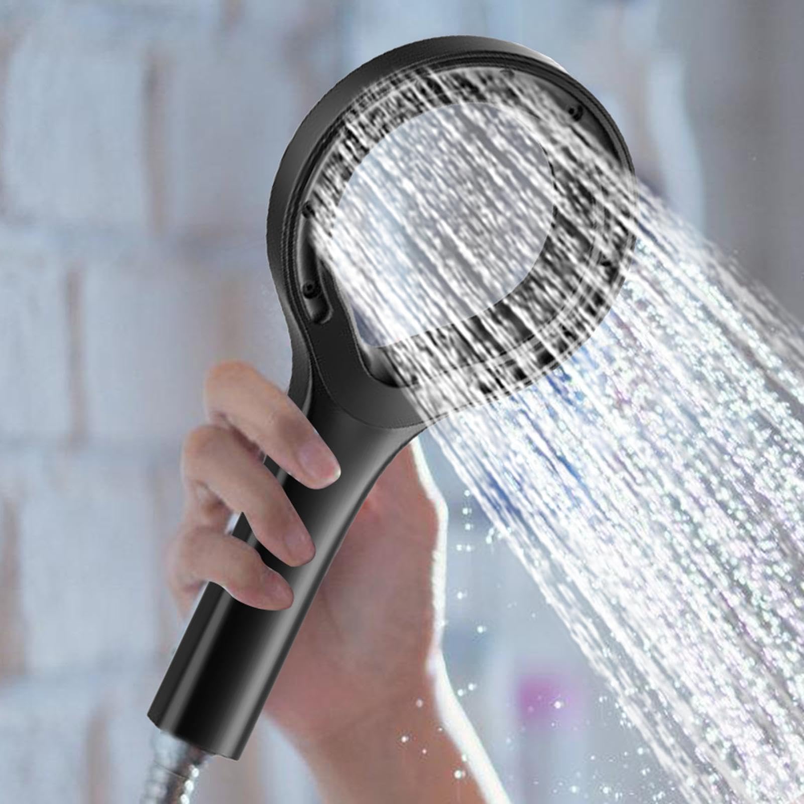 Soffione doccia ad alta pressione, filtro per soffione doccia da bagno | Bagno Potente soffione doccia portatile Spray - Soffione doccia booster per casa, bagno, hotel, appartamento,