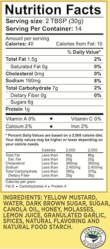 Miniatura 10 de Lillie's of Charleston Finger Leek-en Salsa BBQ de mostaza suave  Natural, sin conservantes, vegana  Ideal con pollo, costillas de cerdo y hombro,