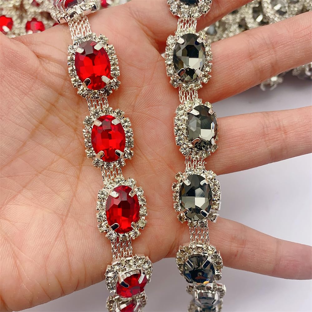 Ruban Strass Cristal En Forme De S - Chaîne Garniture 1 Mètre Auto-Adhésif Pour Robes De Mariée, Accessoires Et Décoration