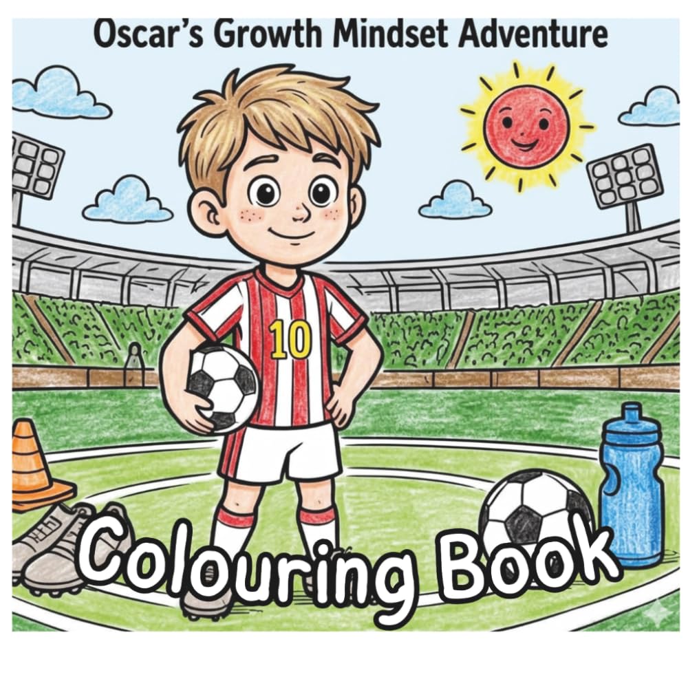 Oscar's Growth Mindset Adventure Colouring Book