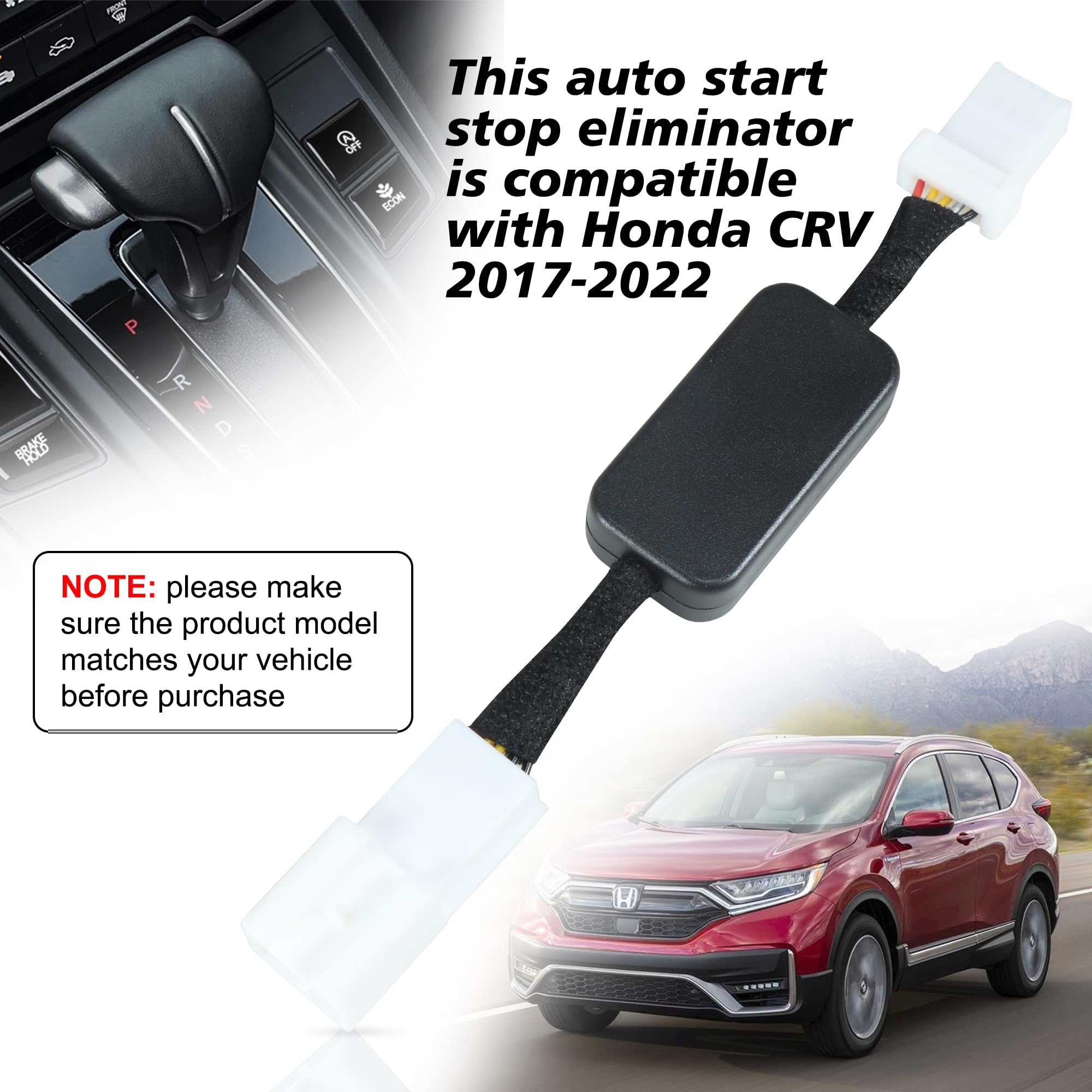 VOFONO Auto Start Stop Eliminator/Disabler/Canceller Compatible with Honda CRV CR-V 2017-2022, Automatic Stop Start Engine A-Off System Cancel Device Cable