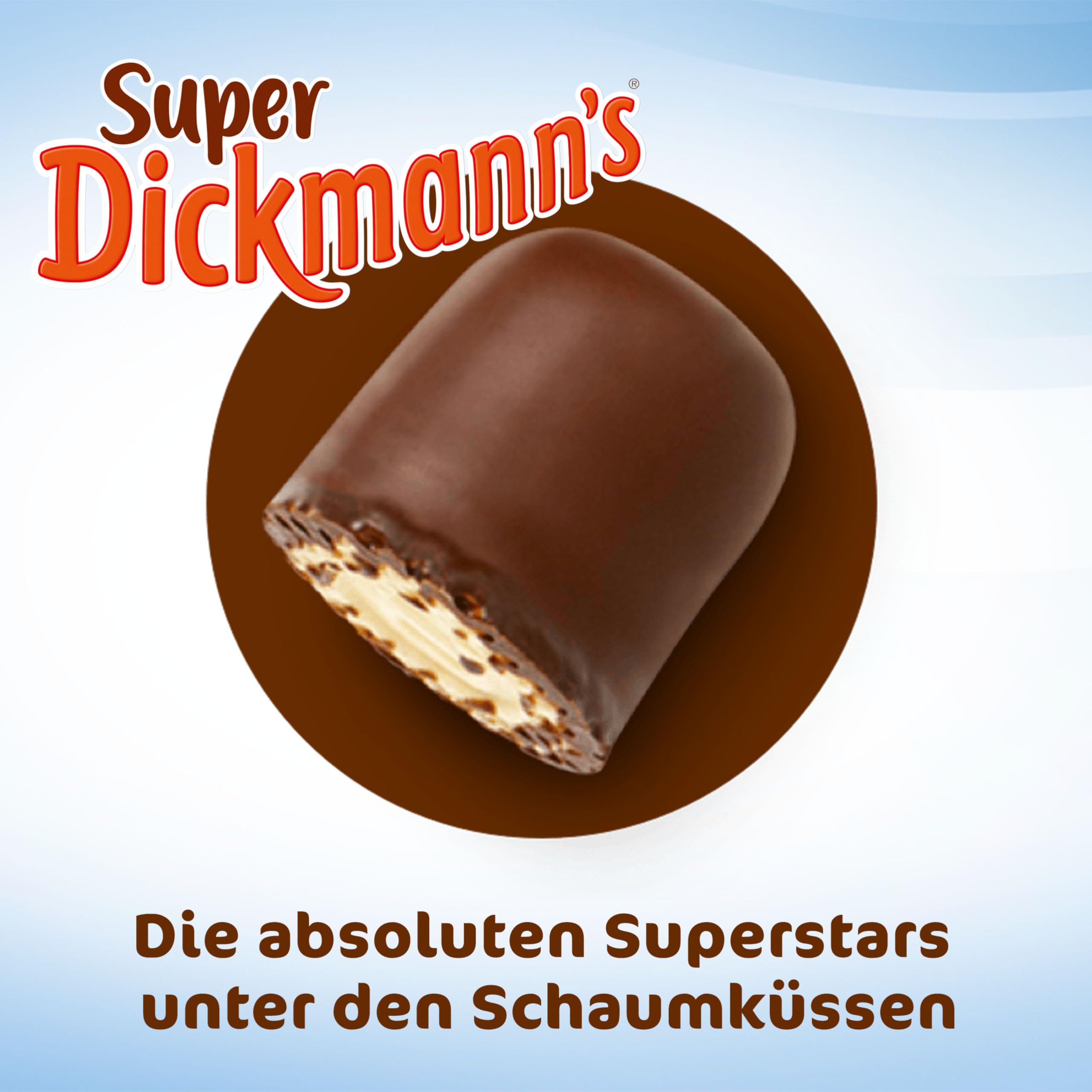 Super Dickmann's Schaumküsse 60-er Partybox (1 x 1680 g) – Schokoküsse mit lockerem Schaum, knuspriger Waffel und umhüllt von Vollmilch-Schokolade