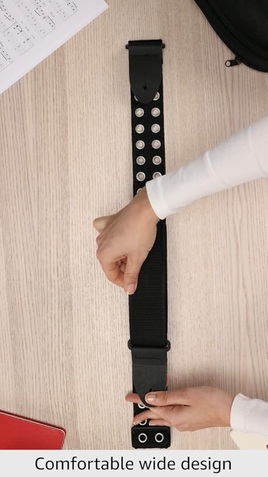 Amazon.com: Dunlop D3819BK Black Grommet Strap : Musical Instruments