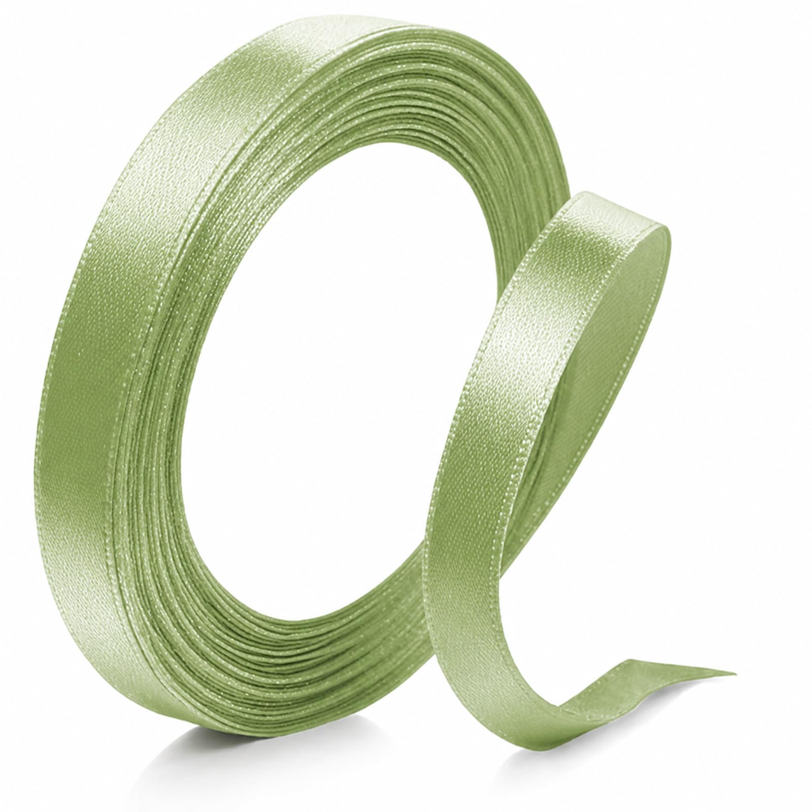 10mm Cyan Satin Ribbon, Thick Fabric Ribbons for Gift Wrapping & Crafting, Ribbon for Balloons, Cake, Bouquet, Wedding, Party, Christmas Decorations, 22.8m