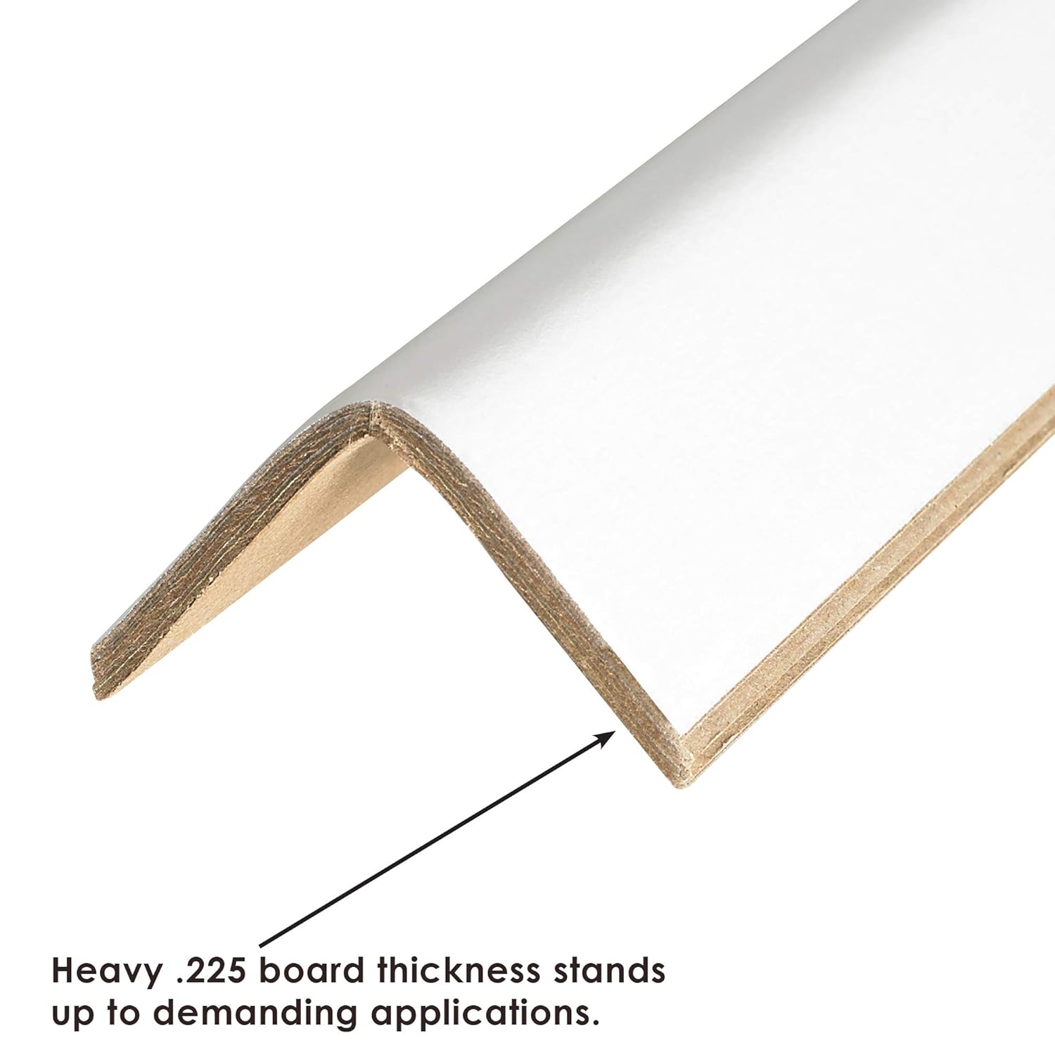 Aviditi EP2260225BX 0.225 Edge Protectors, Packed, 2" x 2" x 60" (Pack of 25) : Office Products