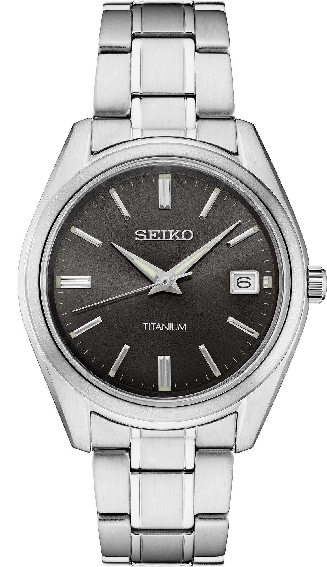 Seiko Mens Essential TI Black DIAL
